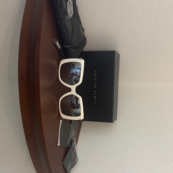 Philipp Plein Ivory Sunglasses - Oversized